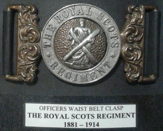The Royal Scots Regiment. Waist Belt Clasp