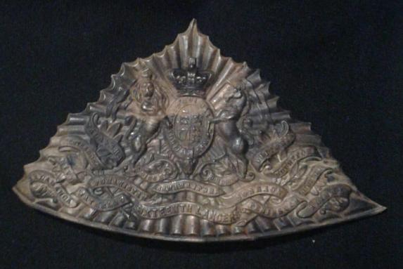 The 16th (Queen's) Lancers Helmet Plate