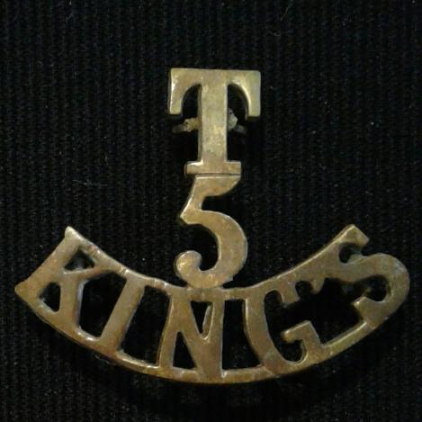 The King's Liverpool Regt Territorial Bttn Shoulder Title