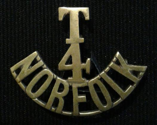 The Norfolk Regt Territorial Bttn Shoulder Title