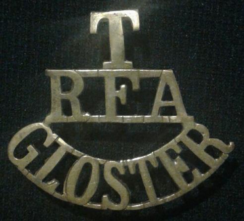 Royal Field Artillery Territorial Bttn Shoulder Title