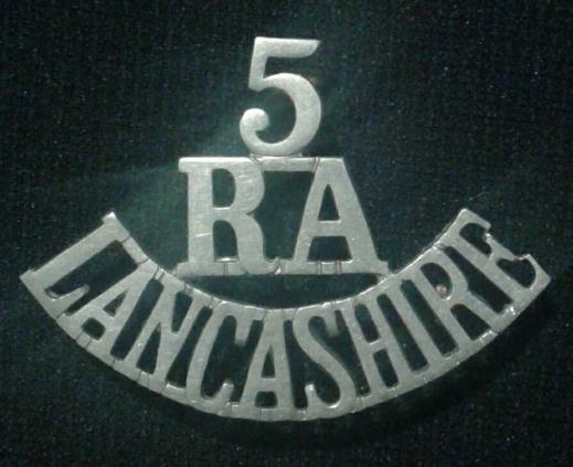 The Royal Artillery Volunteer Bttn Shoulder Title