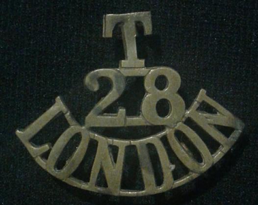 The 28th County of London Regiment, Shoulder Title
