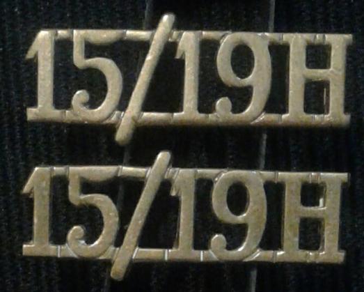 The 15th/19th  (The King's) Royal Hussars Shoulder Title