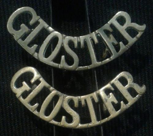 The Gloucestershire Regt, Shoulder Title