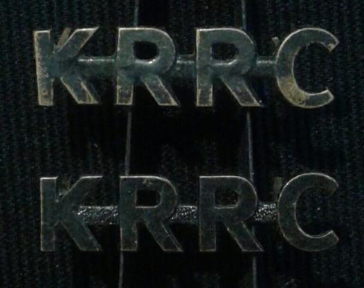 The Kings Royal Rifle Corps, Shoulder Title