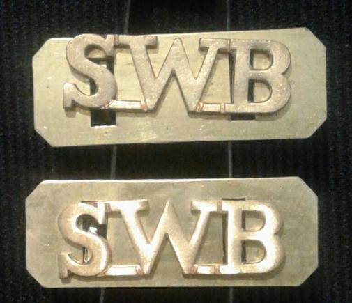 The South Wales Borderers, Shoulder Title