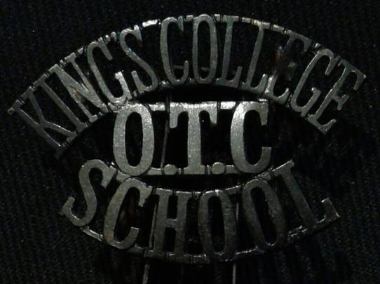 King's College School OTC Shoulder Title