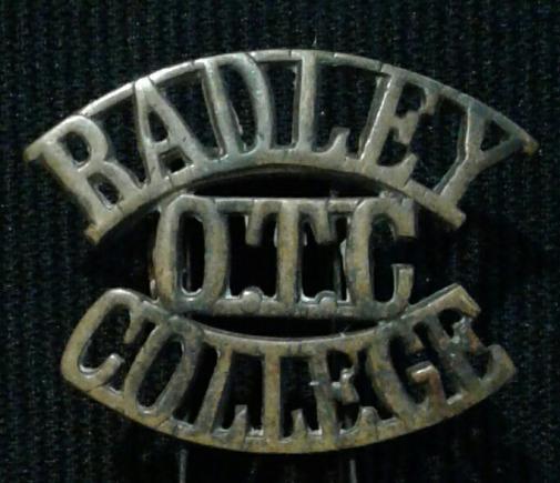 Radley College OTC Shoulder Title