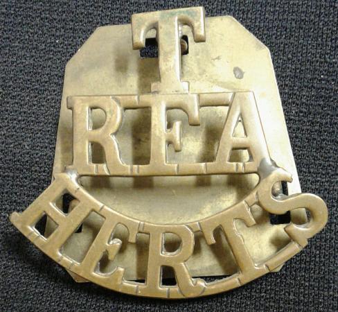 Royal Field Artillery Territorial Btty Shoulder Title