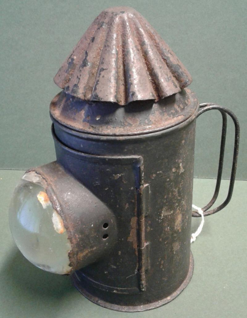 Antique police deals lamp