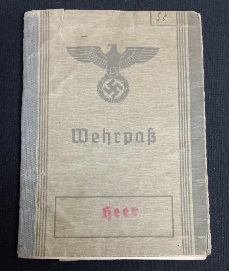 NAZI WEHRPASS TO