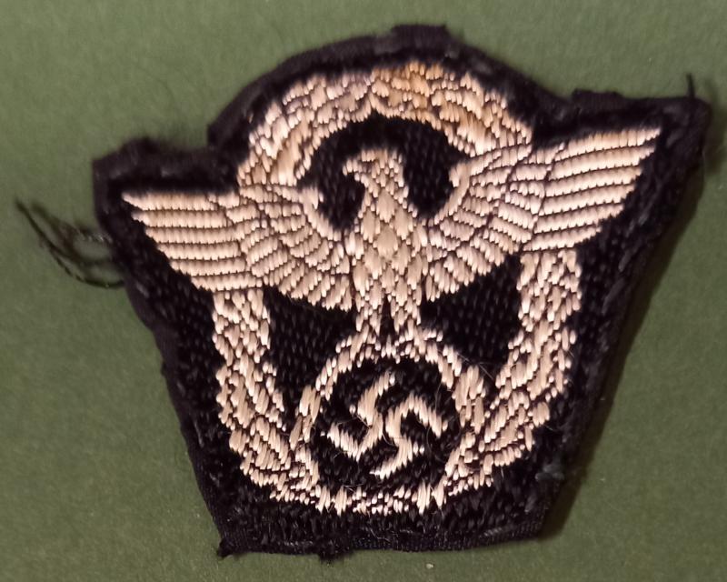 WW2 GERMAN DER SCHUTZ-POLIZEI CAP EAGLE