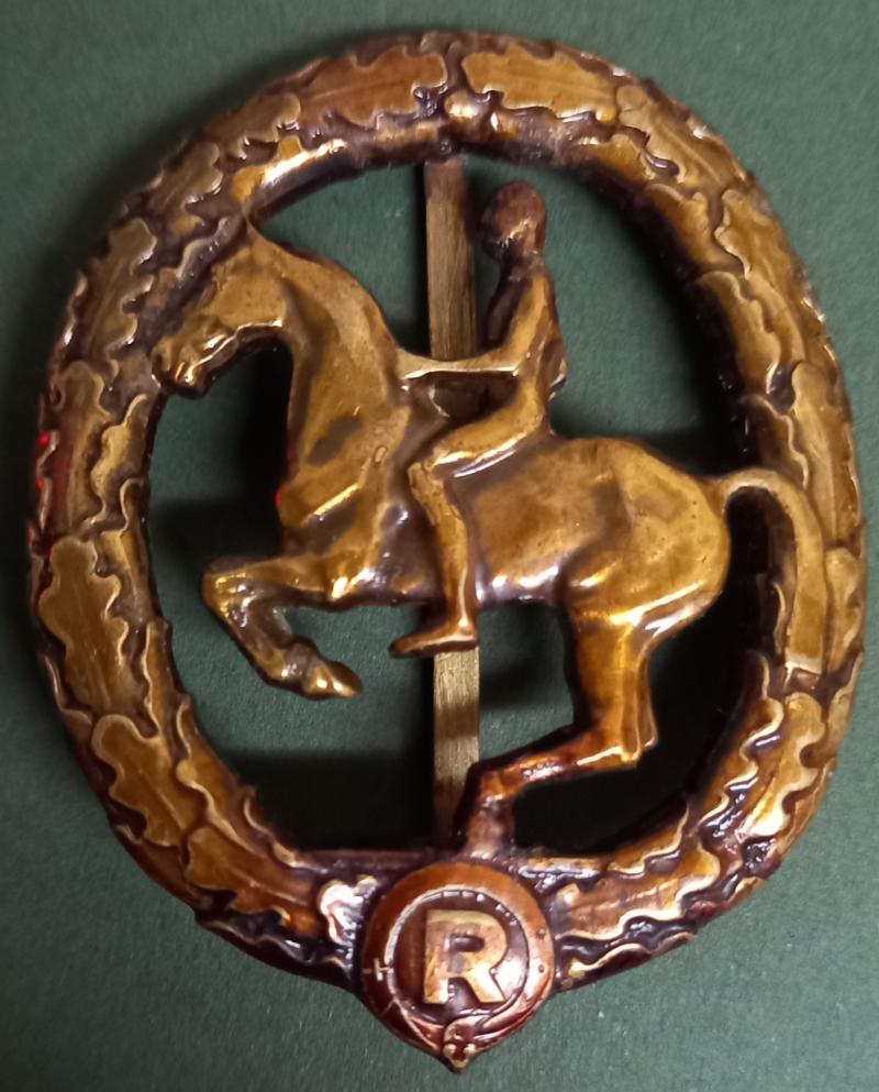 WW2 GERMAN 'GERMAN HORSEMAN BADGE'