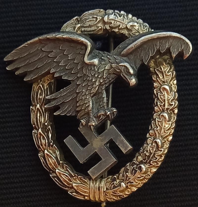 WW2 GERMAN  LUFTWAFFE OBSERVERS BADGE