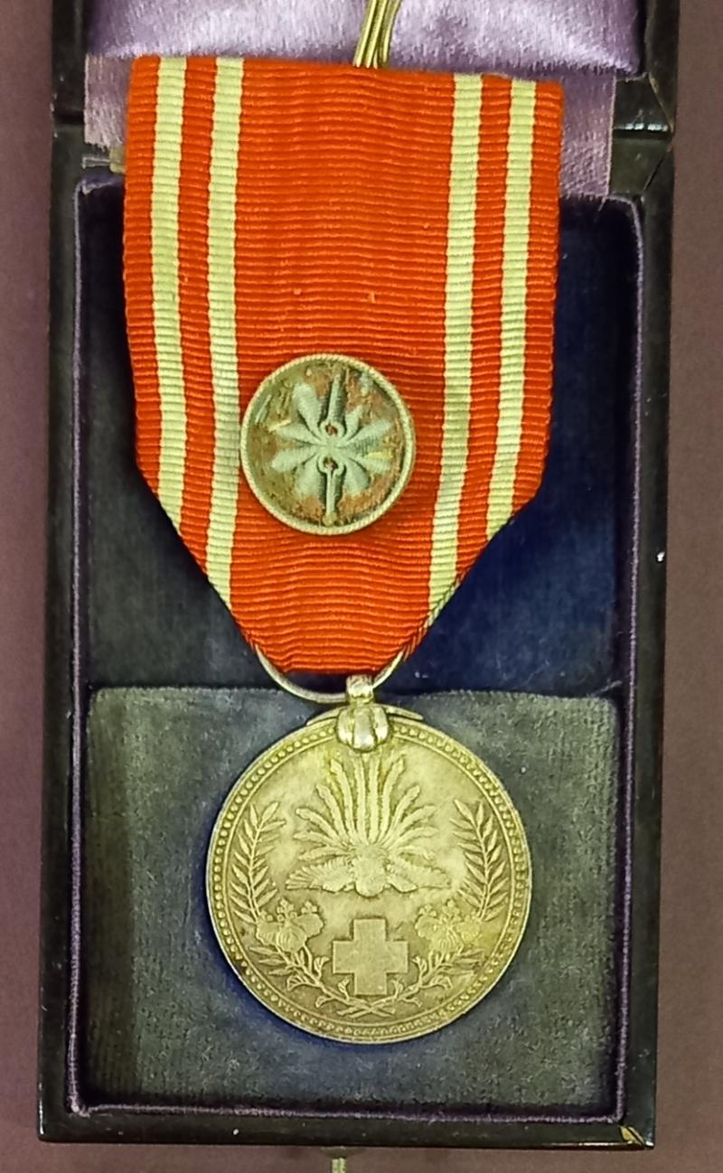 JAPAN: Japanese Red Cross  Silver Merit medal