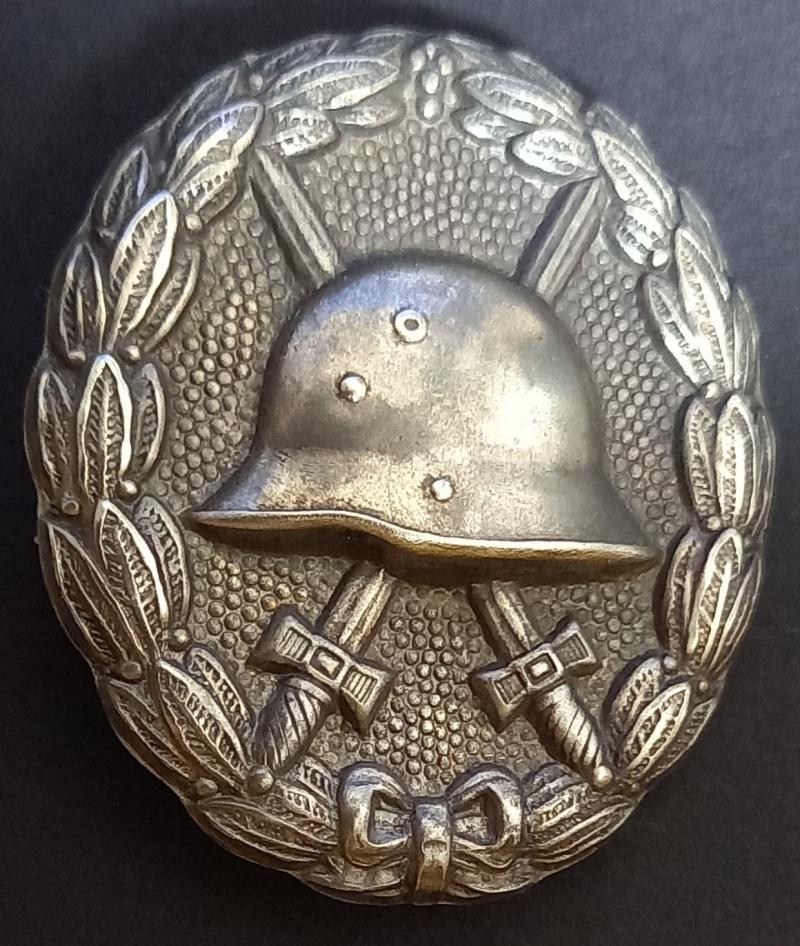 GERMAN: WW1 IMPERIAL SILVER WOUND BADGE