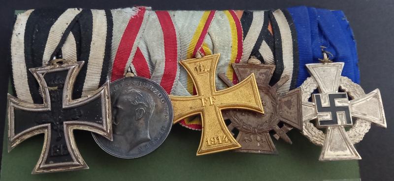 GERMAN WW1 IRON CROSS GROUP OF SIX