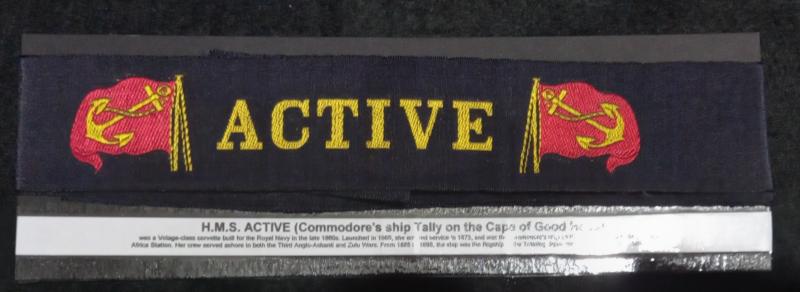 H.M.S. ACTIVE (Commodore's ship Tally on the Cape of Good Hope)