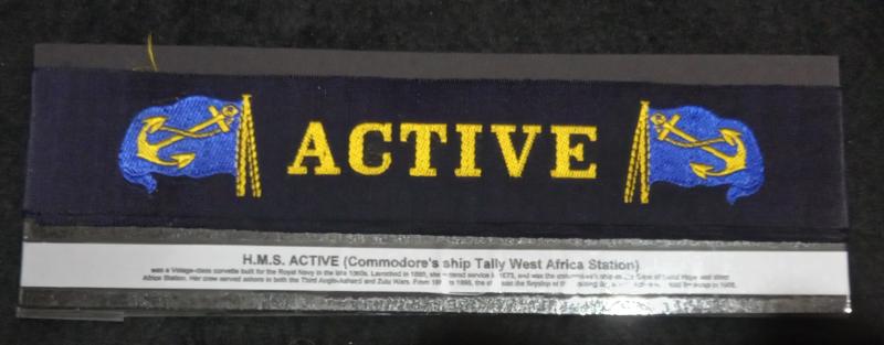 H.M.S. ACTIVE (Commodore's ship Tally West Africa Station)