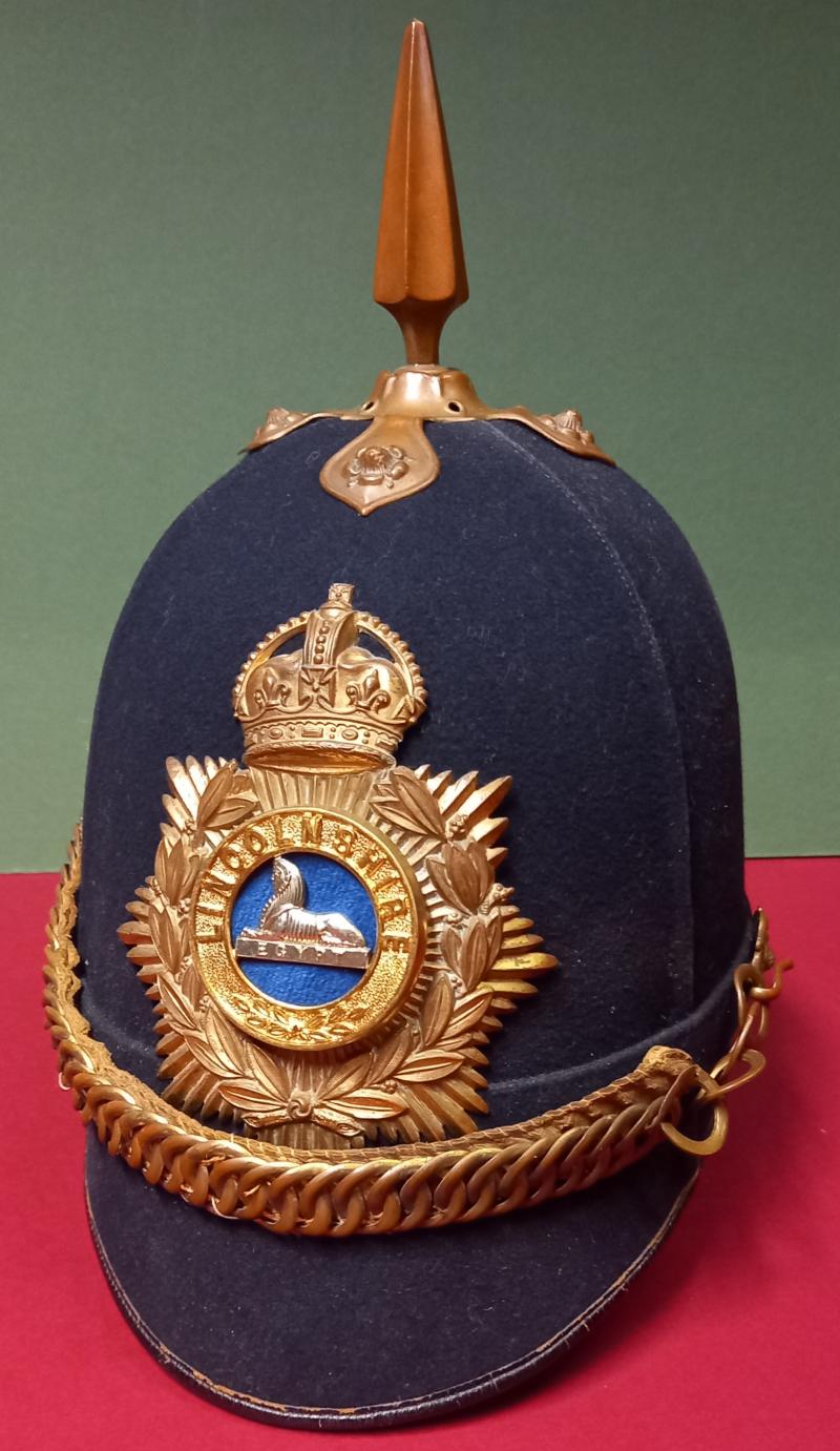 HOME SERVICE BLUE  CLOTH HELMET 1901-14