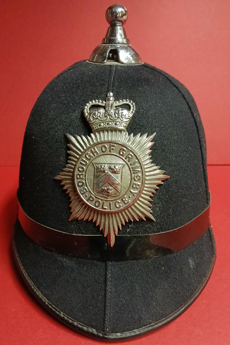 GRIMSBY BROUGH  POLICE HELMET