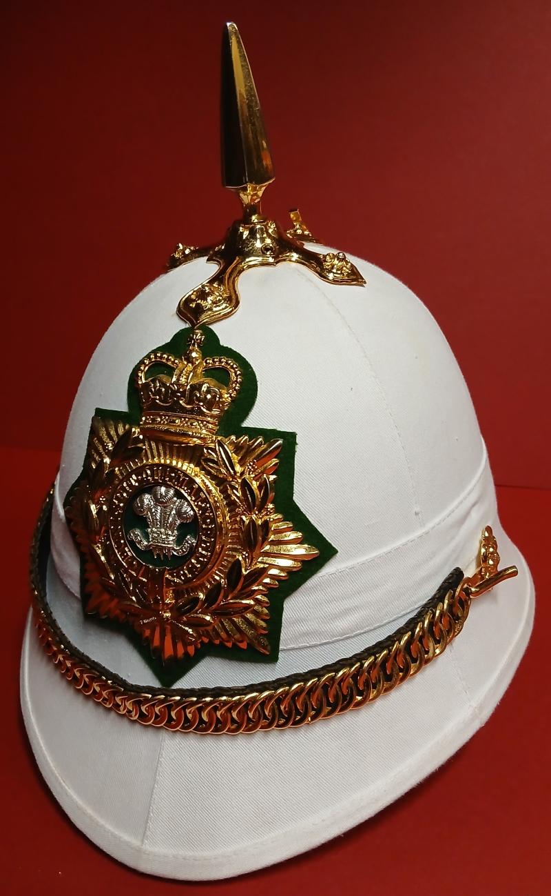 THE ROYAL WELSH REGIMENT BAND CORPS OF  DRUM'S HELMET