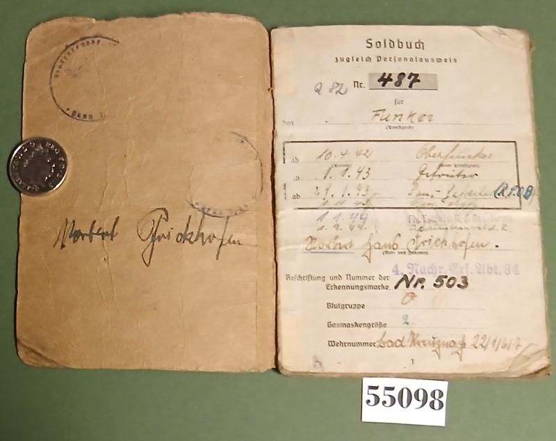 WW2 GERMAN ARMY SOLDBUCH