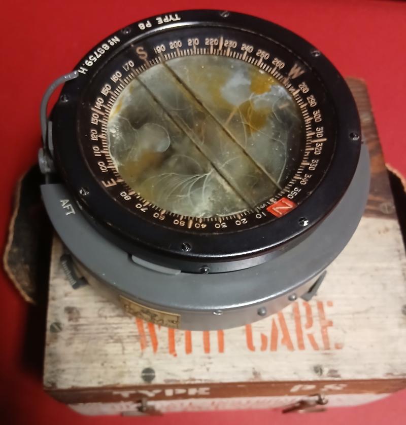 WW2 British RAF Type P8 Aircraft Compass.