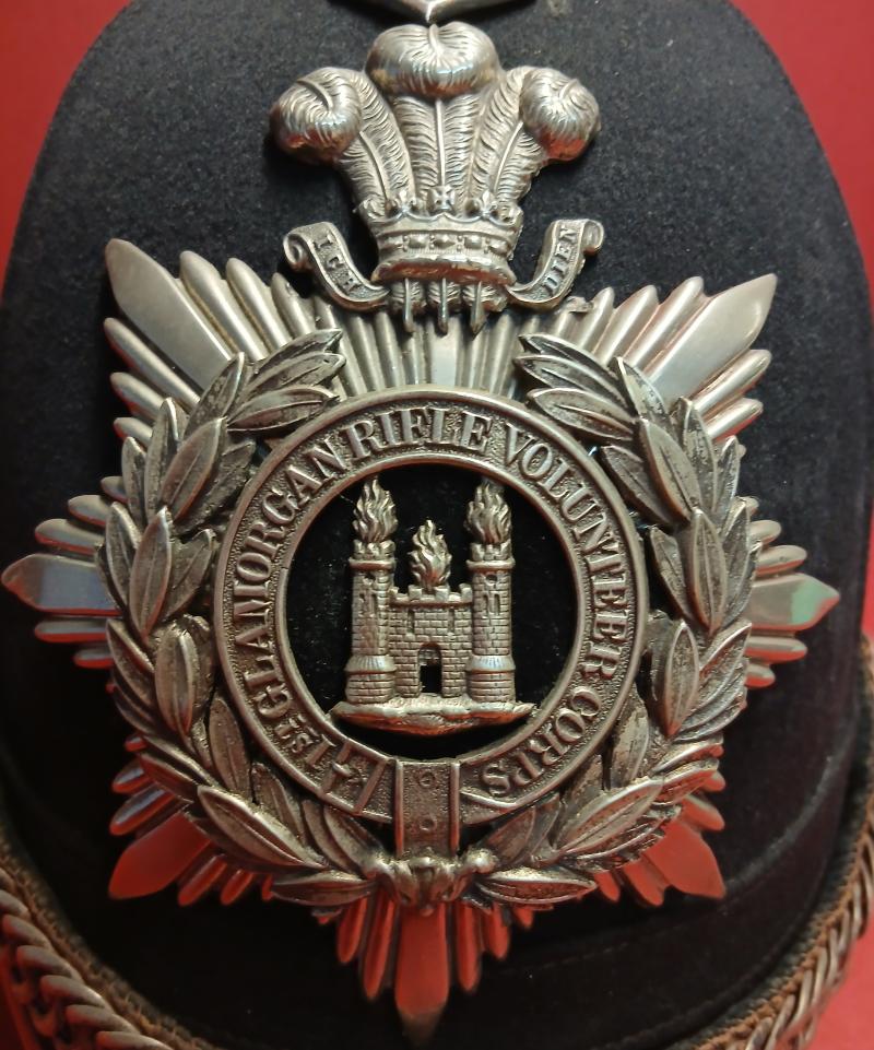 HOME SERVICE BLUE CLOTH HELMET 1868-1881..