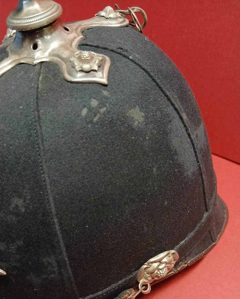 HOME SERVICE BLUE CLOTH HELMET 1868-1881..