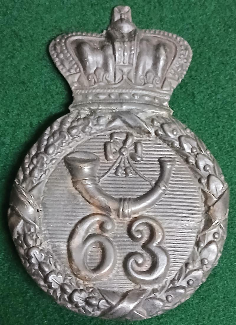 THE 63TH REGIMENT OF FOOT LIGHT INFANTRY COMPANY