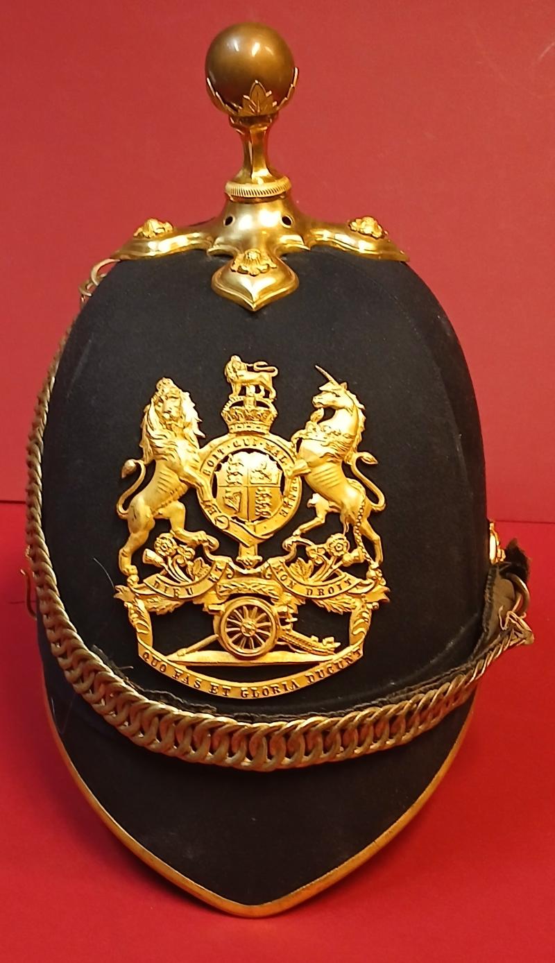 OFFICERS BLUE CLOTH HOME SERVICE HELMET