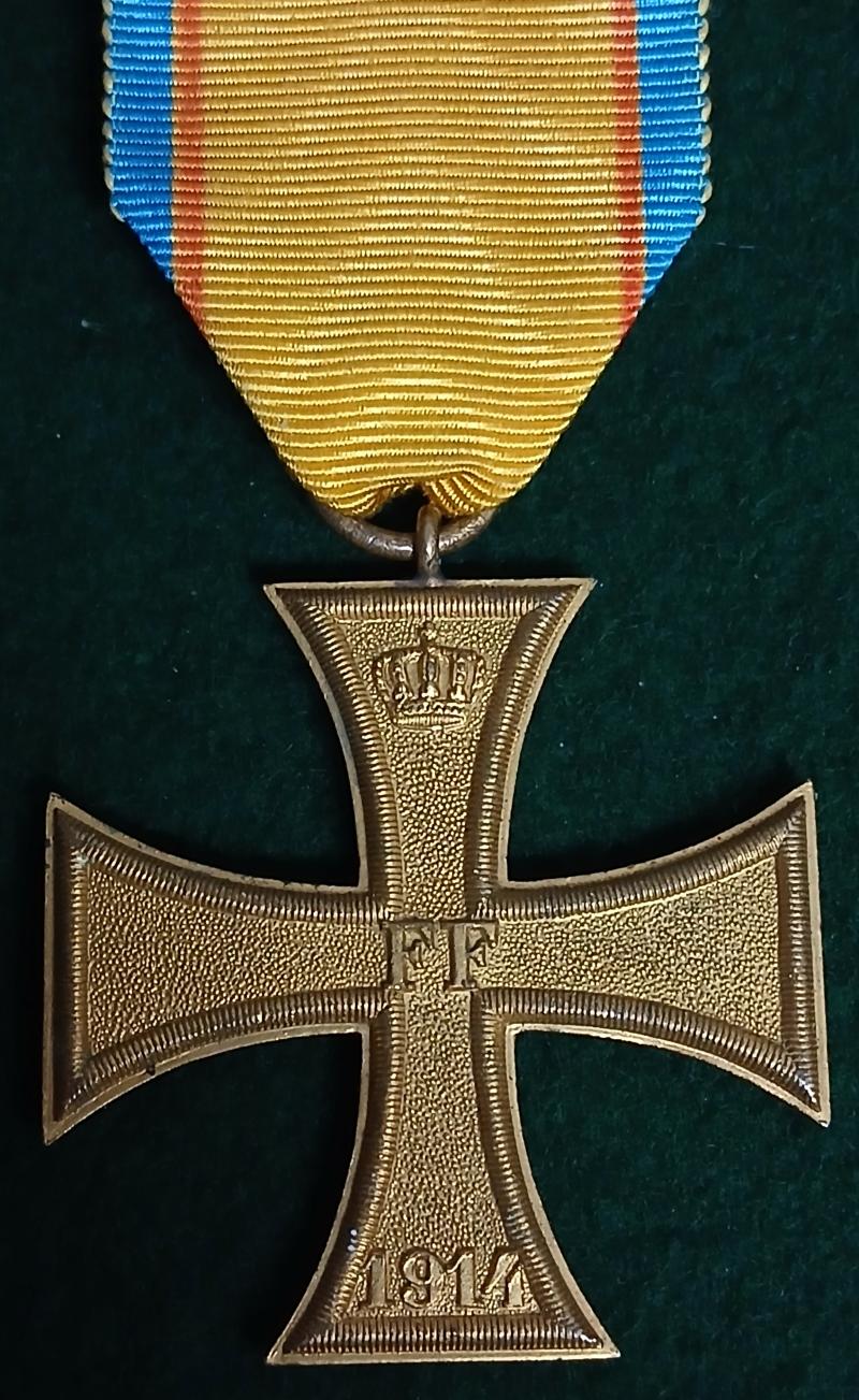 GERMAN WW1 MECKLENBURG-SCHWERIN CROSS