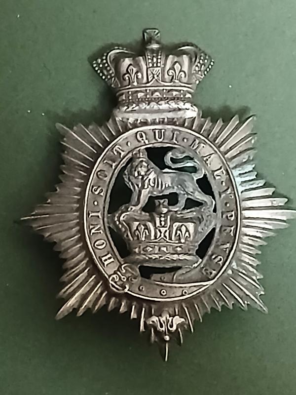 MILITIA SHAKO PLATE .
