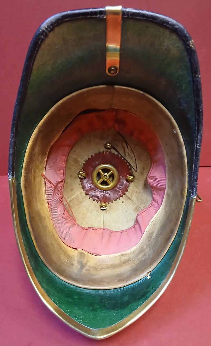VICTORIAN OFFICERS BLUE CLOTH (HOME SERVICE) HELMET