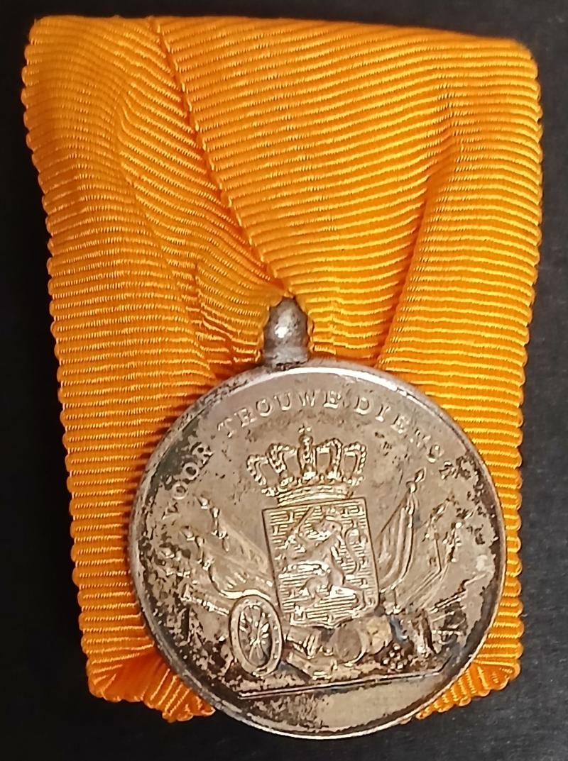 Netherlands Army Long Service Silver Medal 1928