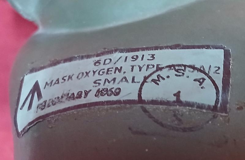RAF Type A-13A/2 OXYGEN MASK