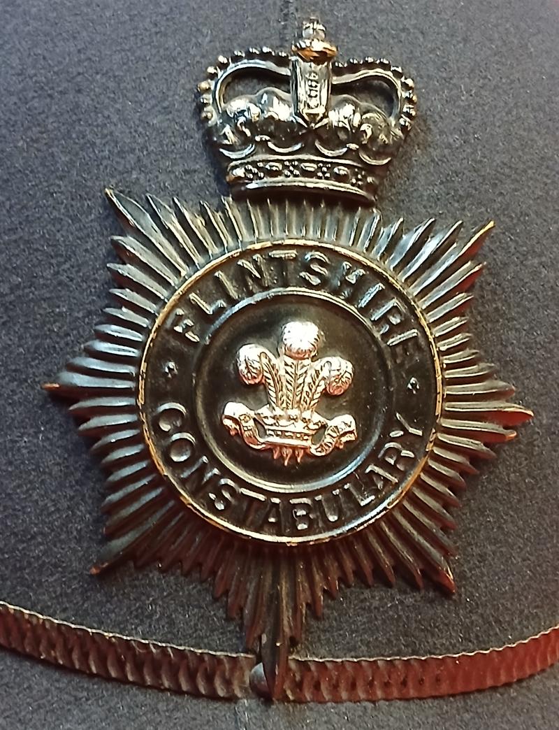 THE FLINTSHIRE CONSTABULARY PRE 1967 HELMET