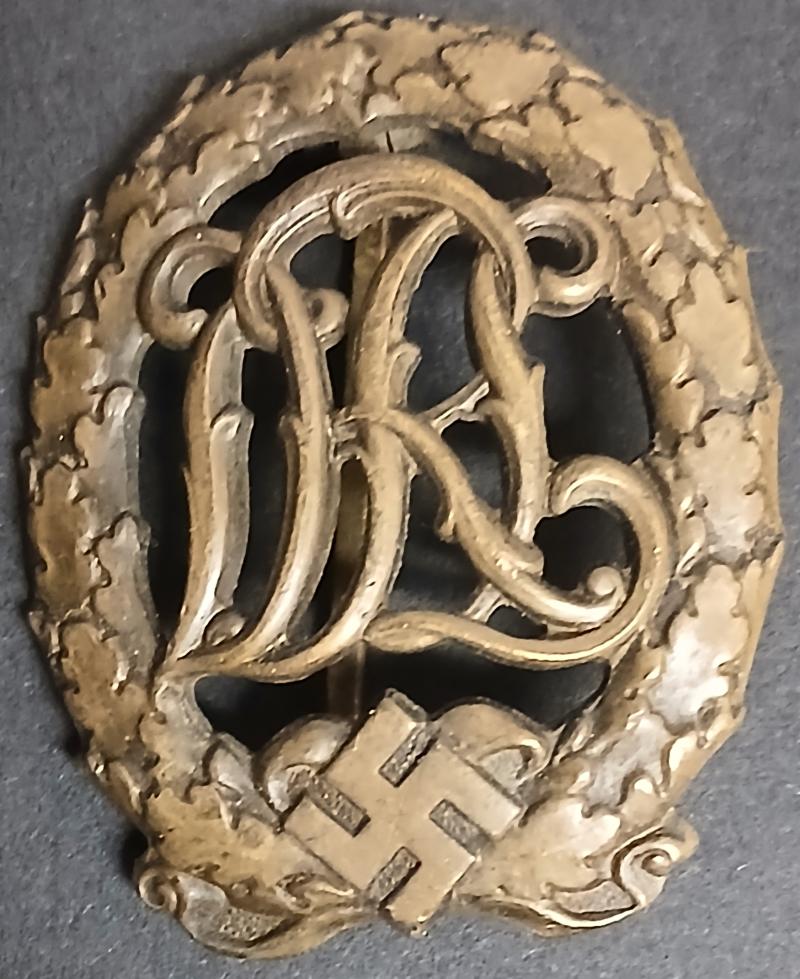 DRL. REICH-SPORTS BADGE IN BRONZE