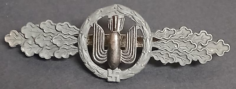 WW2 GERMAN OPERATIONAL FLYING CLASP “SILVER”