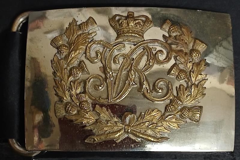 VICTORIAN OFFICERS SWORD BELT BUCKLE